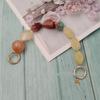 Wristlet Replaceable Resin DIY Colorful Bead Colored Stone Bag Belt Handbag Strap