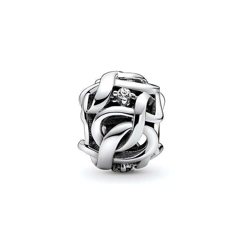 Pandora Openwork woven eternity symbol charm 798824C01