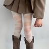 High-End Silver Silk Gray Stockings Gray-Tie Bright Silk Rhombus Cross-Striped Shiny Black Stockings Skin-Penetrating Pantyhose