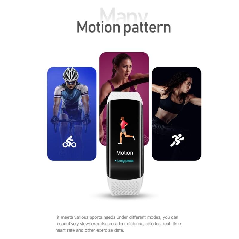 Wristband with Sport Mode Step Counting Incoming Call Message Notification Sedentary Reminder Weather Information Push