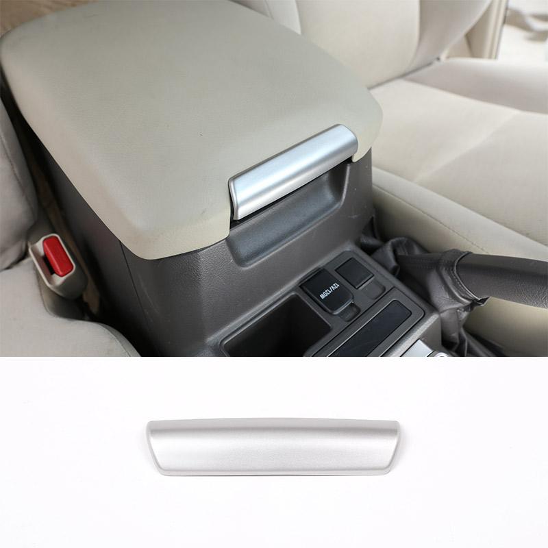 

Pine Wood Grain Car ABS Interior Armrest Sequ Trim Accessories For Toyota Land Cruiser Prado FJ150 150 2010-2018 срібний