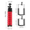 1Pcs Sponge Octopus Smartphone Monopod Camera Holder Clip Tripe Stand Durable Phone Tripod