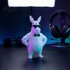 Desk Decoration Donkey Funny 3D Printed Figurine Cool in Sunglasses Statue High-end Animal Novelty Sculpture for Home Office Shelf Decor Matte White