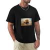 Buffalo Impressionist Painting Tshirt Casual Trendy Short Sleeve Tshirt