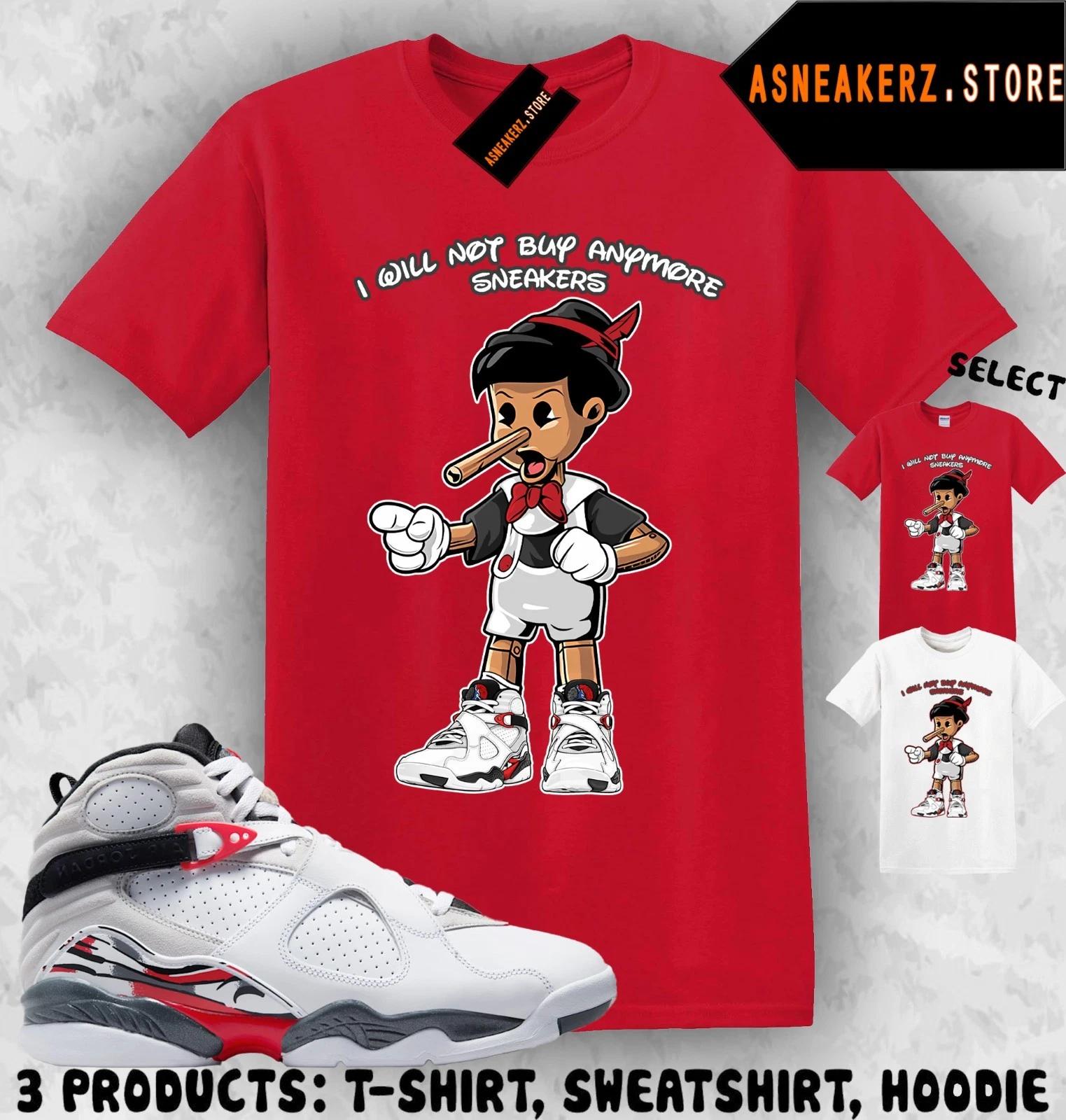 

Shirt Matching AJ 8 Bugs Bunny 2025 Match Sneaker Sneakerhead Pinocchio T shirt M