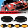 For 2002-08 Mini Cooper R50 R52 R53 Smoke LED Side Marker Light Turn Signal Lamp