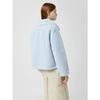 Cc Collect Fur Jacket With Metallic Toggle Decoration C254psj611