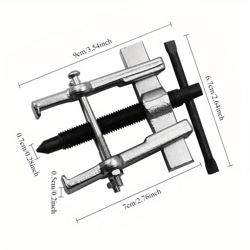 Two Claws Bearing Gear Puller Hand Tool 65mm Puller Hand Tools Pump Wall Pulley Steel Remover Straight Type