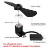 Mini 2 in 1 Portable Micro USB Fan