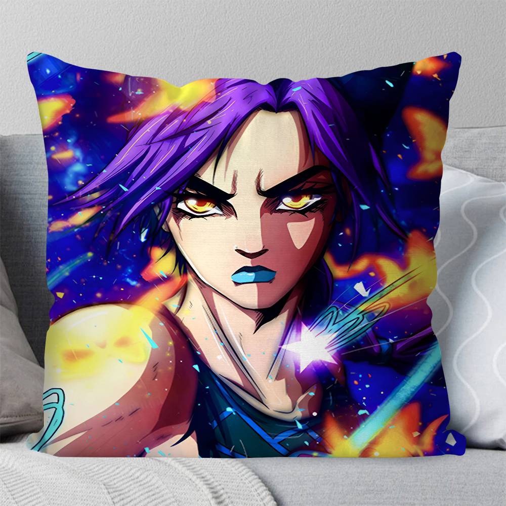 Anime JOJO Bizarre Adventure Pillow Case Square Pillow Bedroom Sofa Leisure Comfort Cushion Car Living Room Home Decoration
