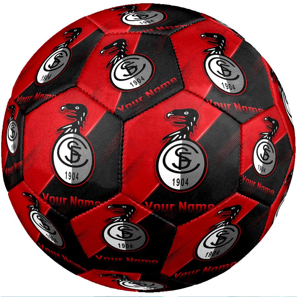 SC Freiburg FC Fashion Size 5 Football Wearproof Non‑Slip Soccer Ball For Sports Training Entertainment Use