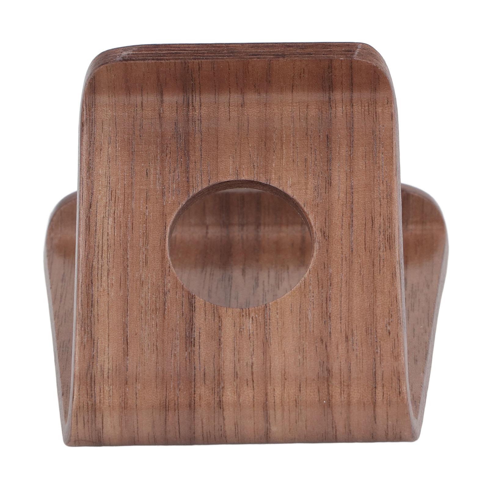 

Wooden Phone Stand Waterproof Ergonomic Integrated Wood Tablet Holder with TPU Non Slip Pad
