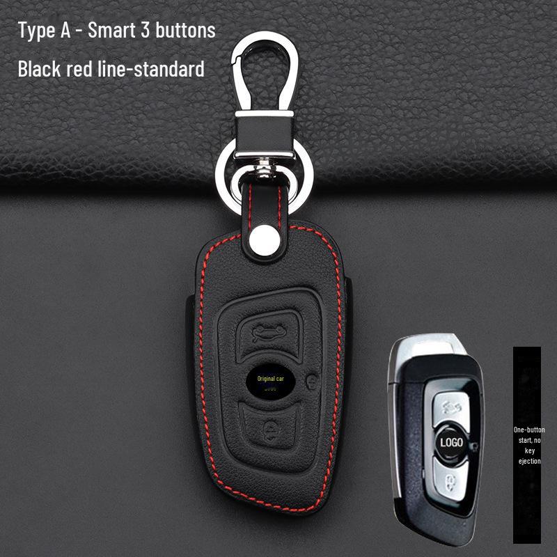 Schlüsselabdeckung geeignet für Zhonghua V3, V7, H530, H330, V5 Brilliance Auto-Schlüsselschutztasche mit Schnalle.