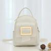 1 Pcs New Solid Color Double Shoulder Handheld Small Backpack Fashion Casual Easy Mobile Phone Bag Gift