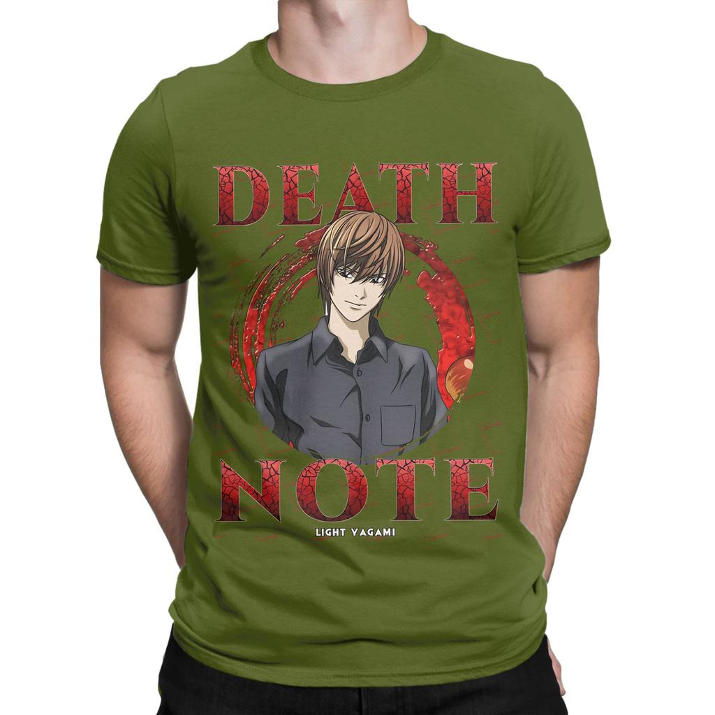 Ddeath Nnote Light Yagami Novelty Graphic 100 Cotton Tshirt Ddeath Nnote Tees Tops For Unisex