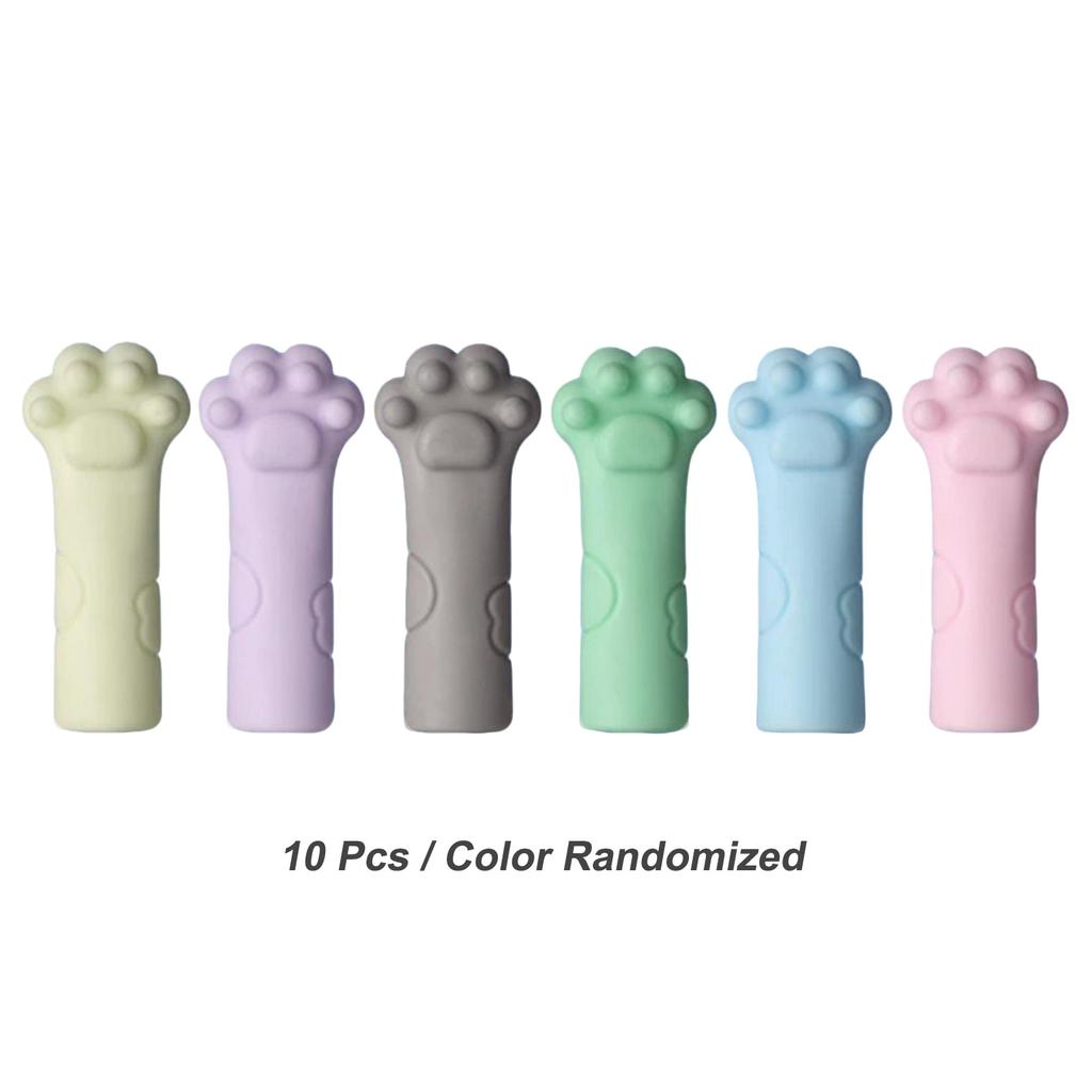 20 Stück Cartoon Bleistiftspitzenschutz, Kawaii Abwischbarer Radiergummi, Niedliche Stiftaufsätze, Federmäppchen, Schulbürobedarf