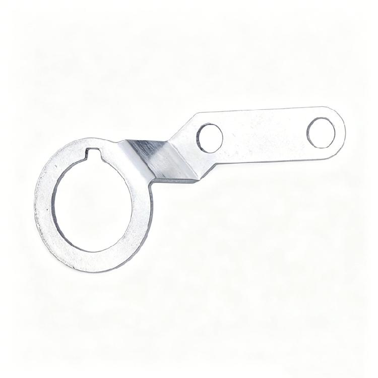 Metal Lock Seat Bracket for CG125 Motorcycle Key Mount Service Support with Two Hole Layout Silver Tone Single Pack Part for Repair Use