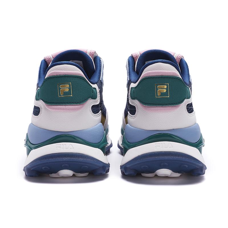 Fila KM2 PO Paris Colorway Retro Nostalgic Pioneer Trendy Lifestyle Durable Low-Top Casual Shoes Men Casual Shoes Blue White Gray F12M433109FBW