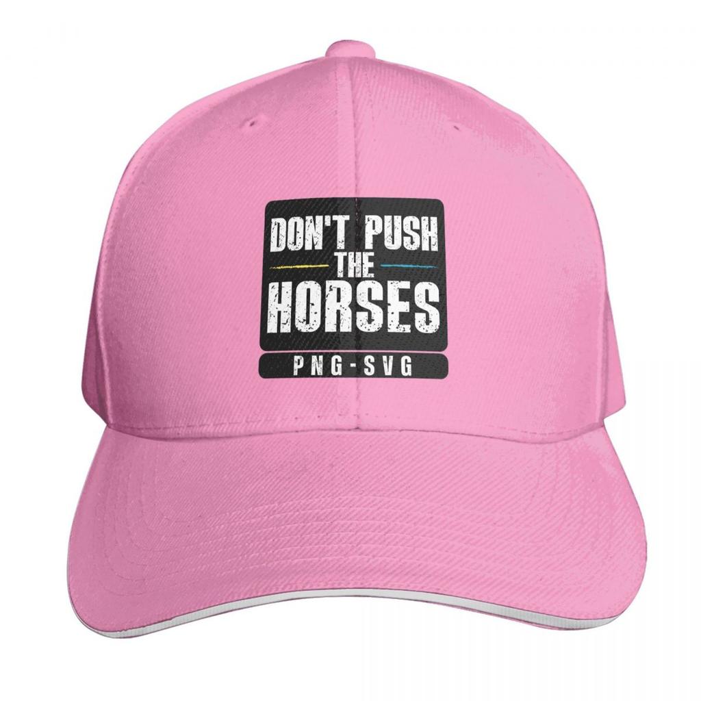 Dont Push The Horses Boxing Cap Fashion Casual Baseball Caps Adjustable Hat Hip Hop Summer Unisex Baseball Hats