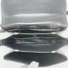 CELINE Vintage Macadam Triomphe Gold Hardware Flap One Semi Shoulder Bag Leather Black Women's Men's Unisex