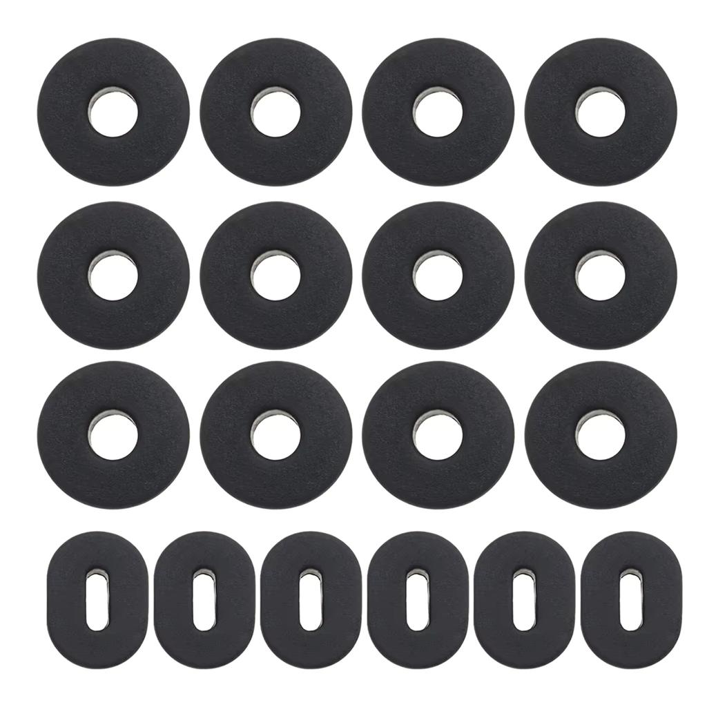 18pcs Motorcycle Rubber Edge Cover Pads Easy Installation Motorcycle Rubber Gasket Comprehensive Protection for CG/ZJ125