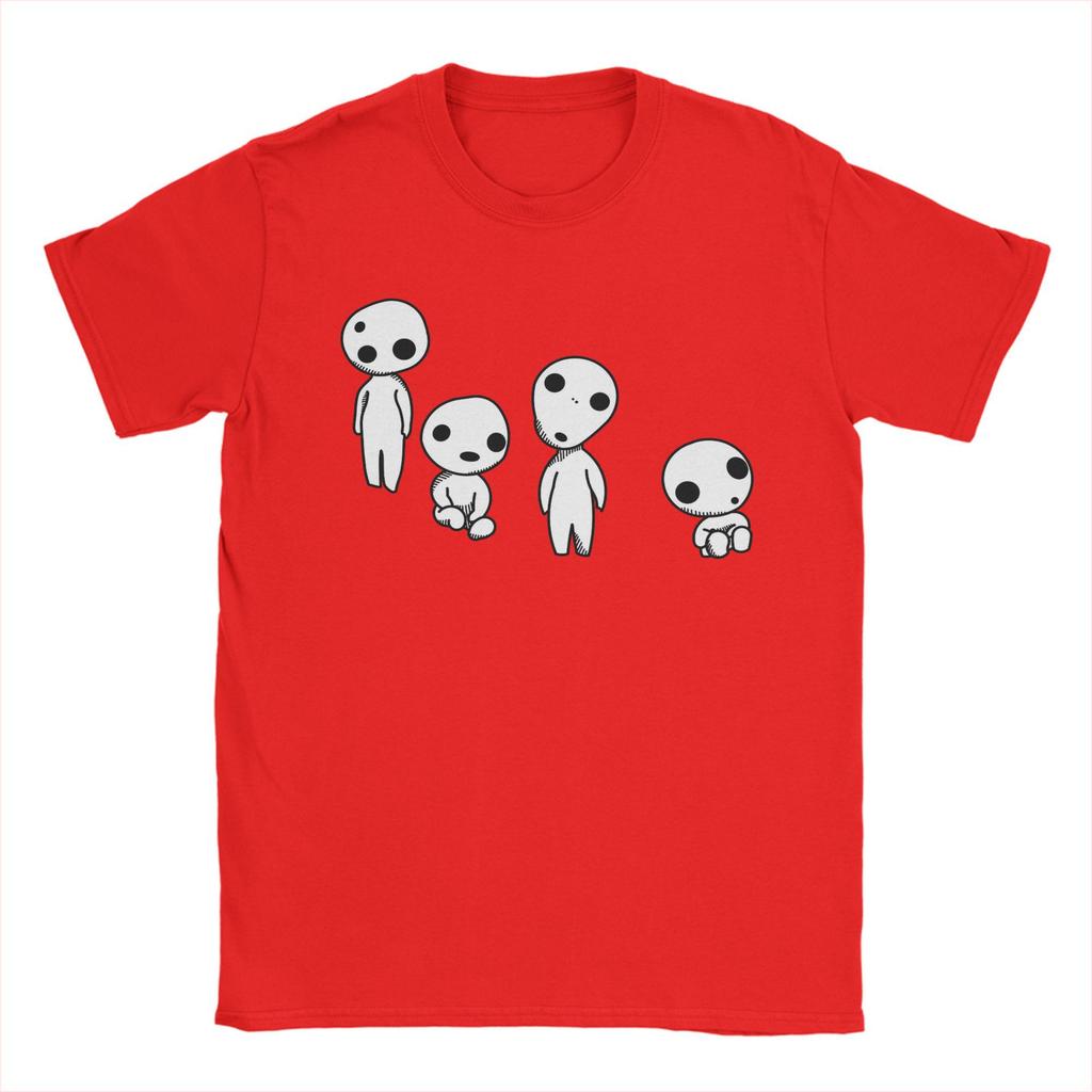 Kodama G-Ghiblis T-Shirt for Men Creative Cotton Tees Round Neck Short Sleeve T Shirt Summer Clothes