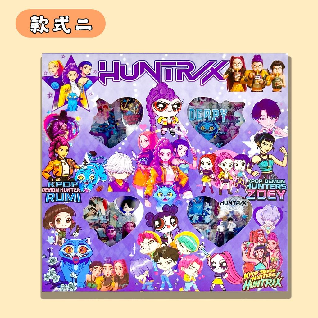 New Hot Popular Kpop Devil Hunter Girls Group Pattern Boxed, Self-cutting, Creative DIY Stickers