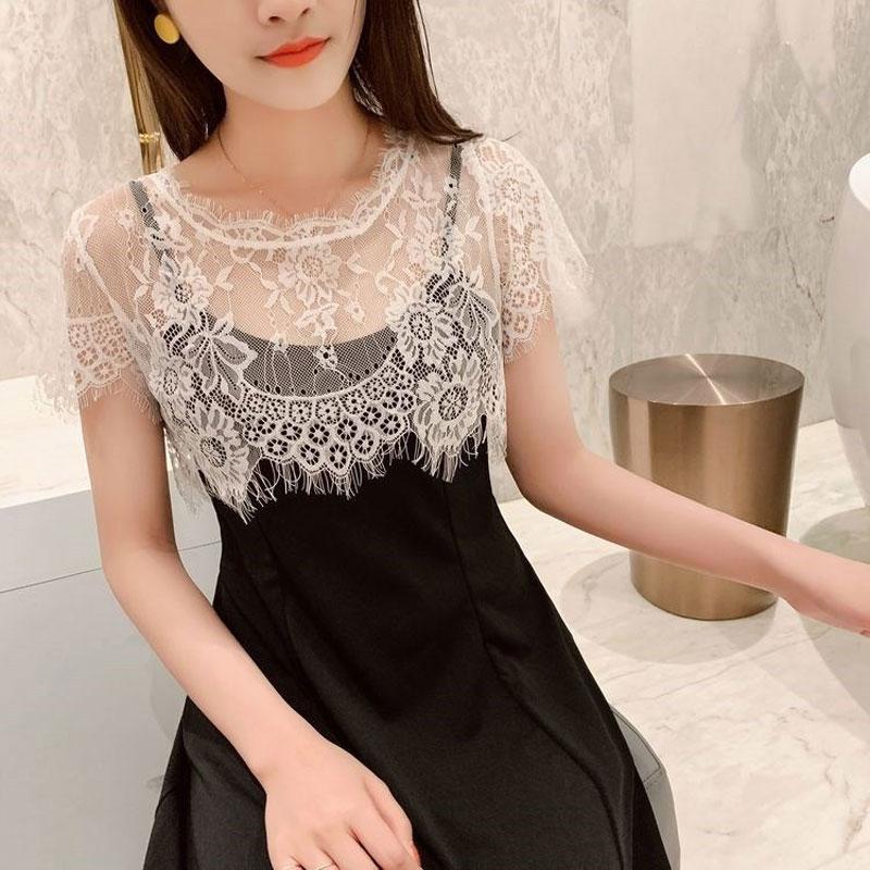 

Женский искусственный ложный воротник Кружевной съемный воротник-дики Воротник для шеи Модный ложный воротник подходит для вечеринки, свадьбы, собрания