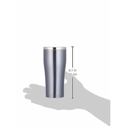 Zojirushi Mahobin Nerezový hrnek na pohárek Dvojitá vakuová tepelná izolace Izolace za studena 600ml Čirá modrá SX-DN60-AC