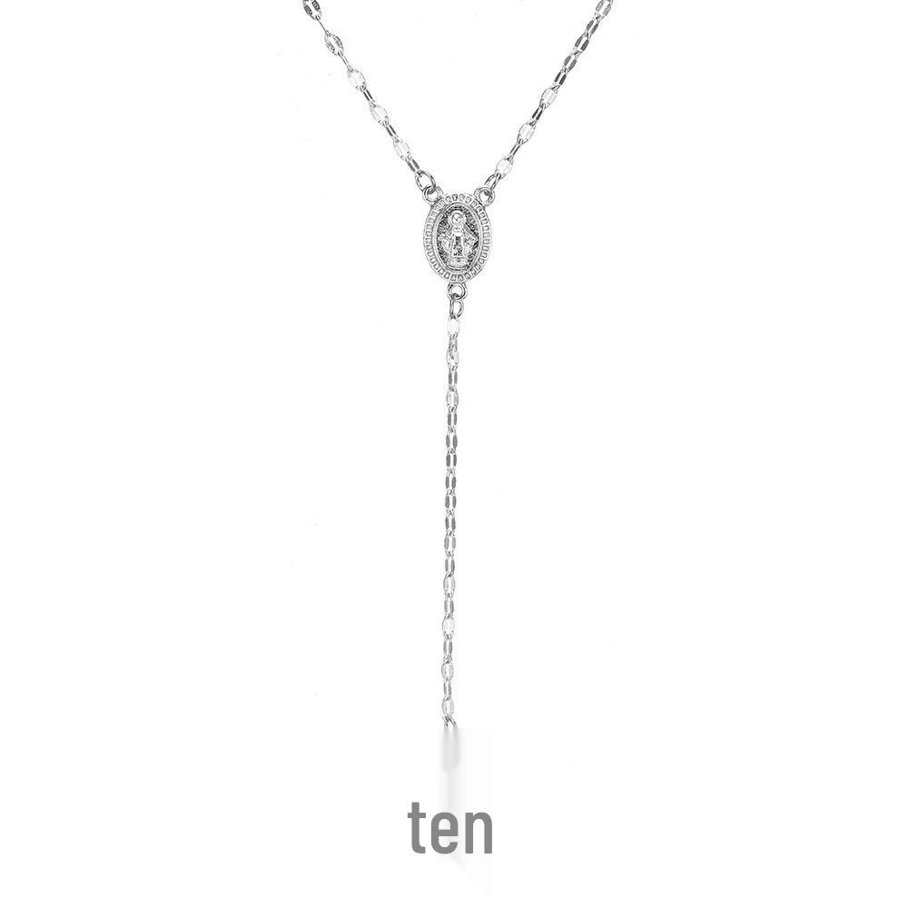 Trendy Cross Pendant Necklace: Sweet & Cool Dark Fashion Clavicle Chain
