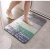Print Sponge Bathroom Cashmere Thickening Mat Bath Non-slip Carpets In Wash Basin Bathtub  Floor Rug Shower Room Doormat Memory Foam 3D Pad