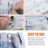 2~8Sets Adjustable Jeans Button Pant Waist Tightener,Detachable Decor Waist Buckle, No Sew and No Tools Button Pins for Jeans