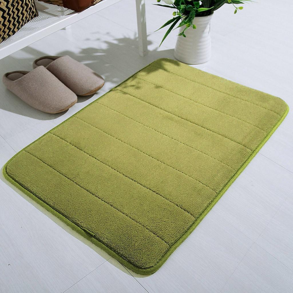 Absorbent Soft Memory Foam Mat Bath Bathroom Bedroom Floor Shower Rug Decor