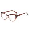 Plastic Frame Cat Eye Myopia Glasses Women Deisgner Eyeglasses Men Prescripton Spectalces 0 -0.5 -0.75 -1.0 -1.5 To -6.0