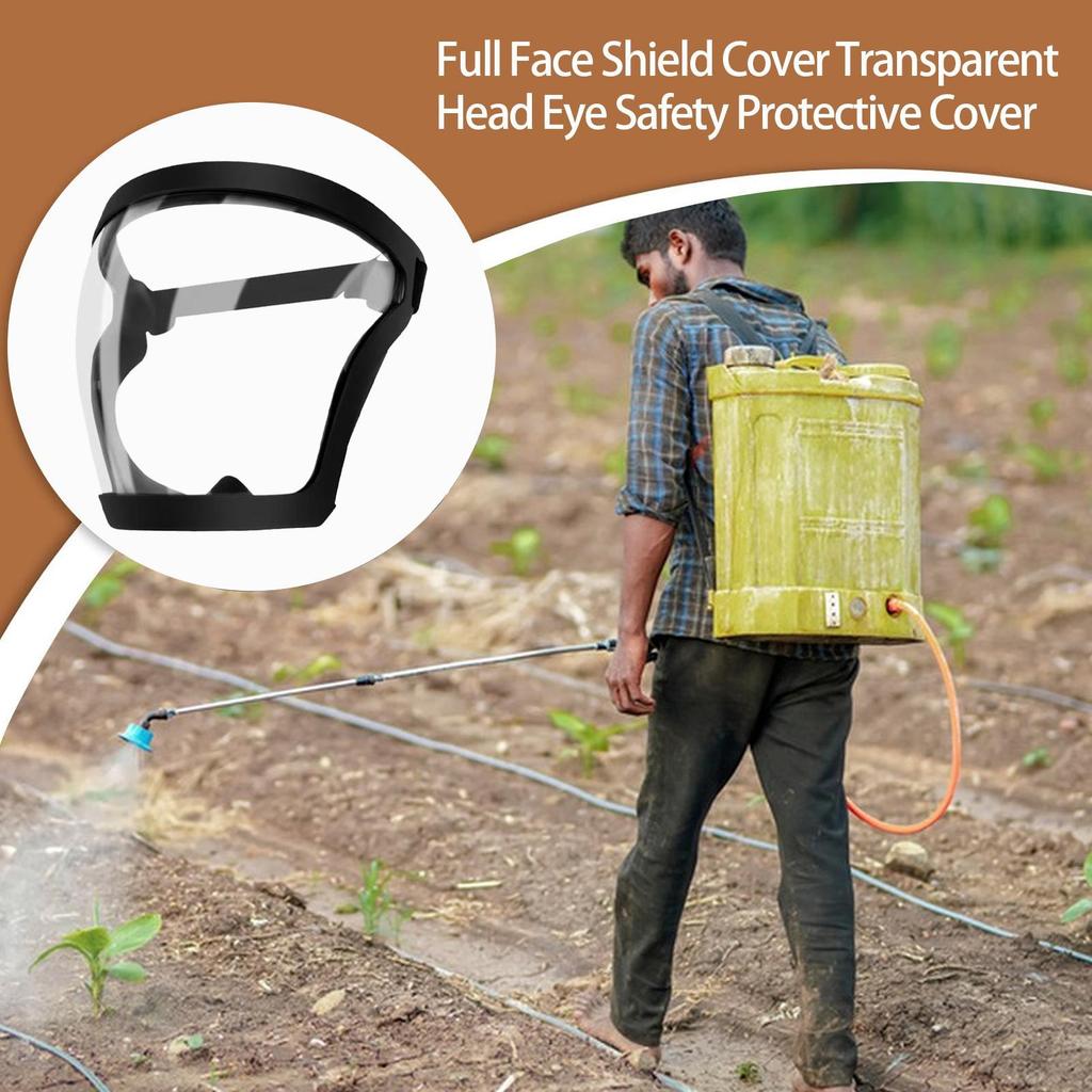 New Work Protective Hood Anti-Fog Face Cover High Definition PC Lenses Face Protective Tool For Home Kitchen Construction Work