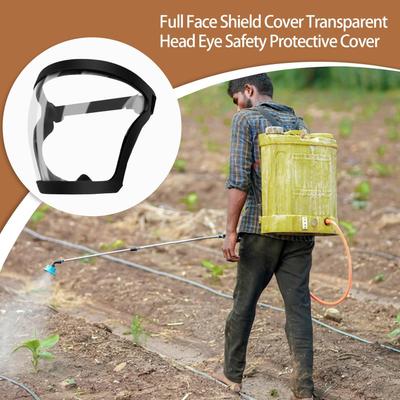 High Definition Anti Fog Face Cover Full Face Transparent Protection Mask Heat Resistant Facial Shield for Home Kitchen  Work