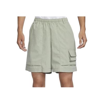 Solid Color Outdoor Sports Elastic Waist Mid Rise Five Point Casual Shorts Men Shorts Green FN3217-370