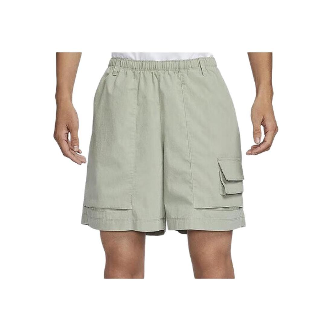 

Nike Однотонные спортивные шорты для активного отдыха с эластичной резинкой на талии и средней посадкой, повседневные шорты для мужчин, зеленые FN3217-370 L