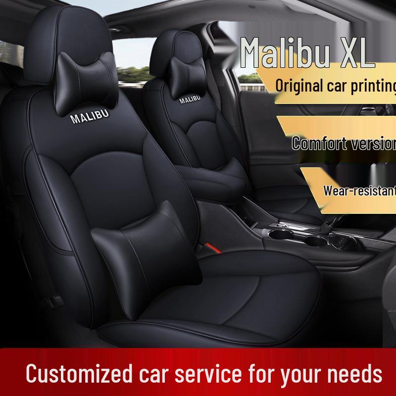 LS Custom Leather Seat Cover for Chevrolet Malibu XL - All-Season Full Cushion