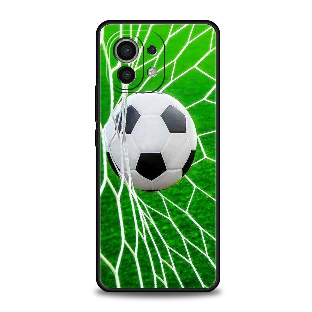 

Phone Case For Xiaomi Poco X4 X3 NFC F3 F4 M3 M4 Mi Note 12T 10 11 Ultra 11T 13 Pro 10T 12 Lite 9T 5G Cover Soccer ball Football Mi 10T Lite 5G
