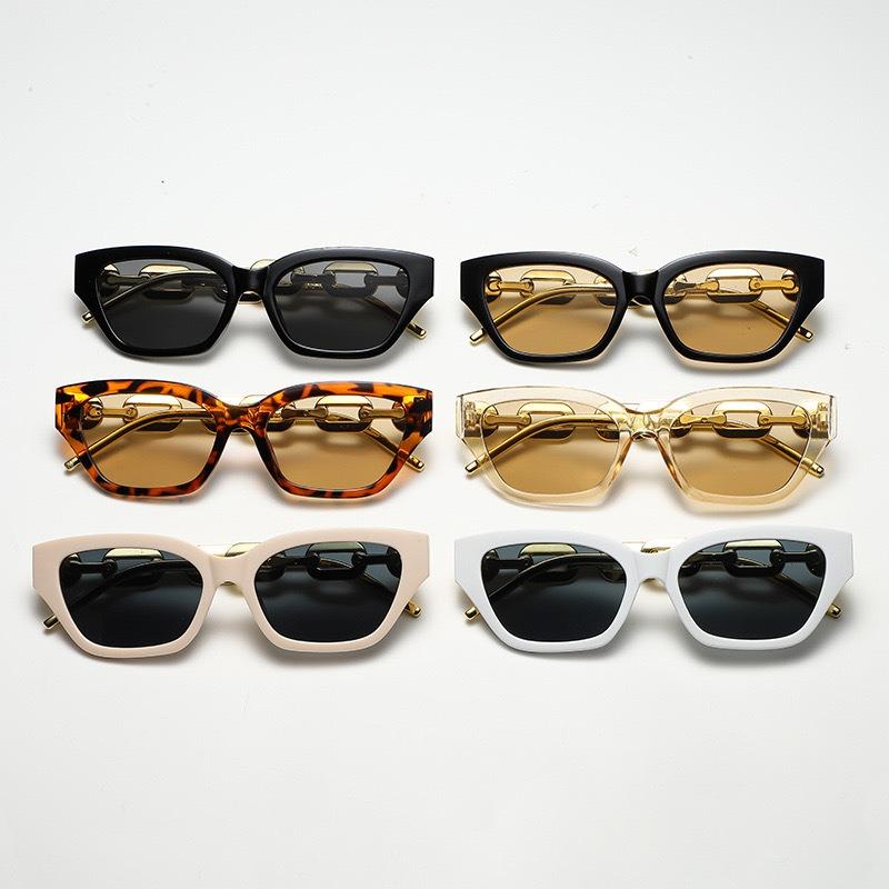 Vintage Cat Eye Sunglasses Women Square Small Frame Sun Glasses Female Brand Designer Retro Shades Fashion