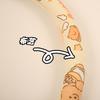 Steering Wheel Cover, Suitable for All Seasons, Cute New Style, Non-Slip, Sweat-Absorbent, Summer Wear-Resistant, High-End Feel, Round Handlebar Cover