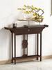 Novo Estilo Chinês Mesa de Varanda Super Estreita Caixa de Mesa de Varanda Para Mesa Apoiar na Parede Longa Arca Moderna e Contratada