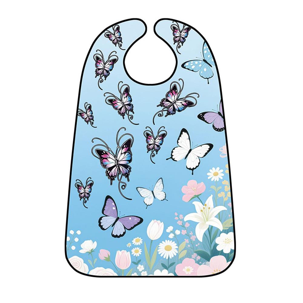 Washable Adult Bib Waterproof Elderly Care Bib Adult Care Clothing Protector  Meal Assistance