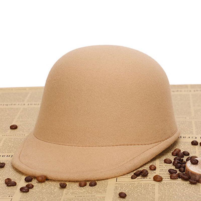 Zhenyueqi Parent-Child Imitation Wool Felt Fedora Hat