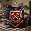 West Ham United Fußball Druck Flanell Decke Weich Warm Sofa Bett Überwurf Decke Für Zuhause Büro Schlafzimmer