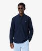 LACOSTE Men'S Light Poplin Long Sleeve Shirt Ch6250-56G 166