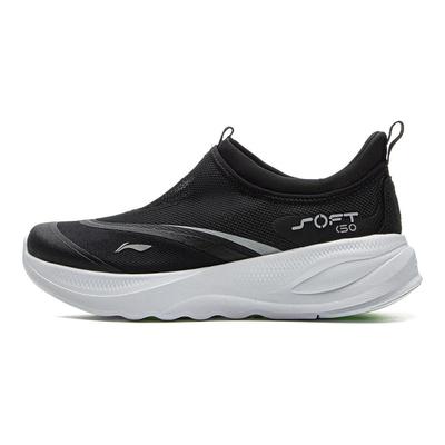 Soft Go 2 Trendige Vielseitige Atmungsaktive Leichte Low-Top Freizeitschuhe Damen Sneaker Schwarz AGLV006-42