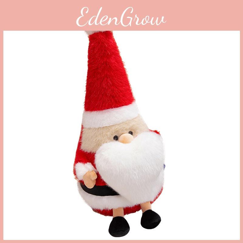 Christmas Santa Plush Doll With Cartoon Design For Festive Gift And Decor
