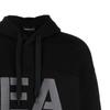 Emporio Armani FW22 Logo Embroidered Drawstring Hooded Long Sleeve Sweatshirt Men Sweatshirt Black 6L1MB1-1JHSZ-0999